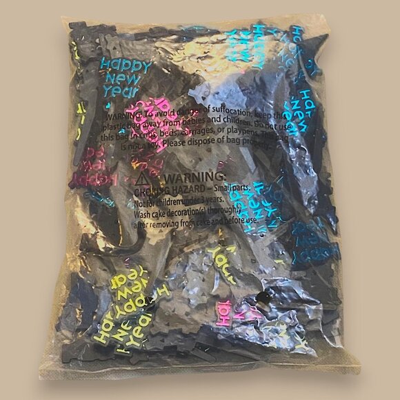 DecoPac 144 Count Happy New Year Foil DecoPics® #17419 (144/PKG) Cake Toppers - Picture 5 of 7